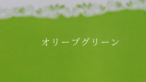数秘22カラー(オリーブグリーン)